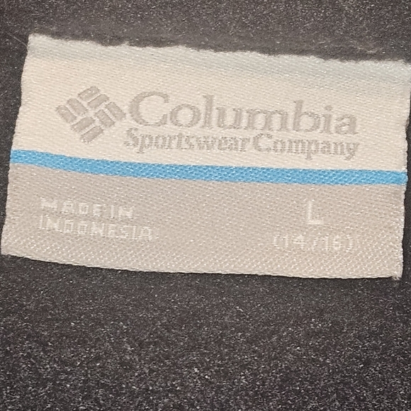Columbia Boy's Two-Tone Performance Jacket Size Large Color Black & Grey - Picture 3 of 5